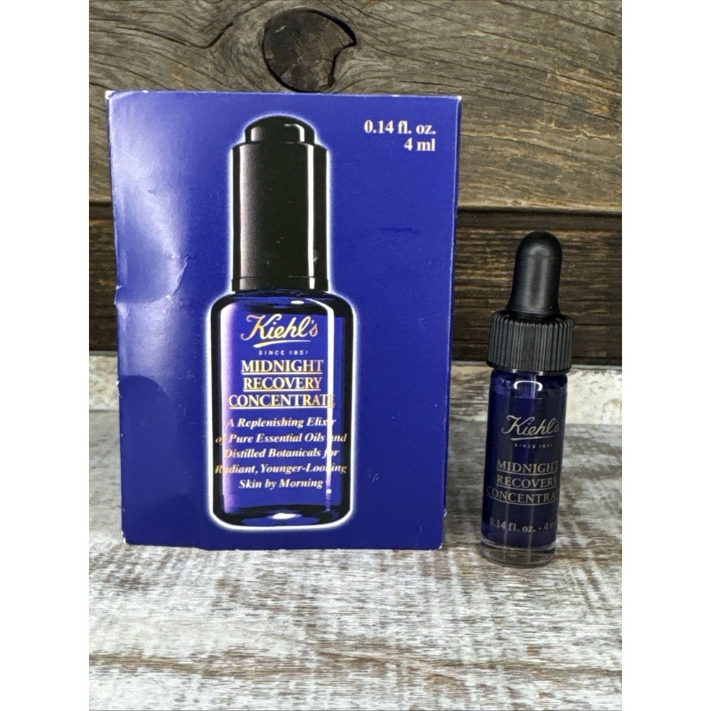 Kiehl's Midnight Recovery Concentrate 4ml / 0.14oz Travel Size NEW